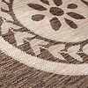 Rond jute buitenkleed - Nusa Medallion Bruin/Beige  - thumbnail 2