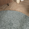 Rond Hoogpolig vloerkleed - Wish Blauw/Groen - thumbnail 2