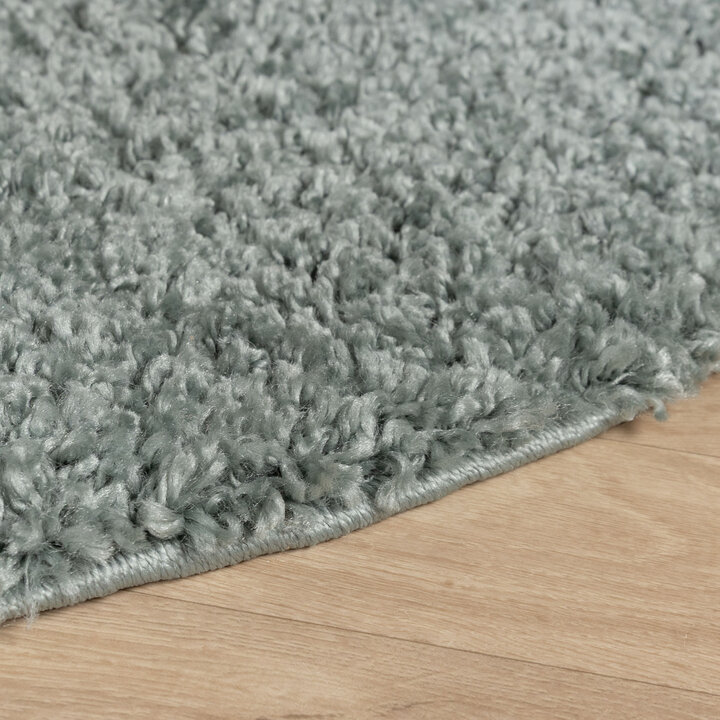 Rond Hoogpolig vloerkleed - Wish Blauw/Groen - 5