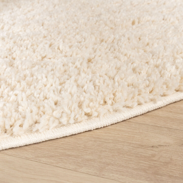 Rond Hoogpolig vloerkleed - Wish Creme - 5