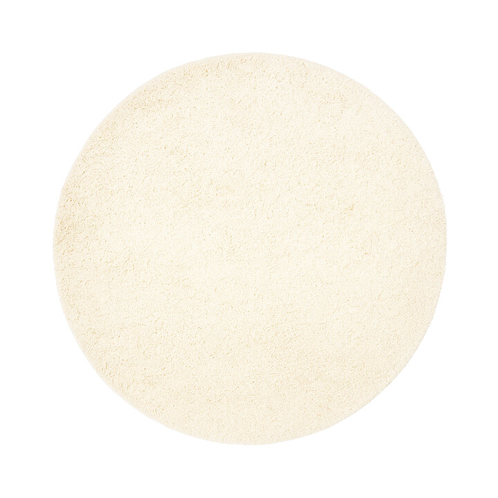 Rond Hoogpolig vloerkleed - Wish Creme - 1