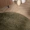 Rond Hoogpolig vloerkleed - Wish Groen - thumbnail 2