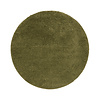 Rond Hoogpolig vloerkleed - Wish Groen - thumbnail 1