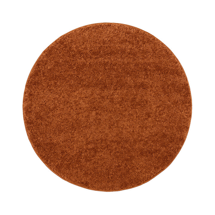 Rond Hoogpolig vloerkleed - Wish Terracotta - 1