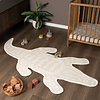 Wasbaar kindervloerkleed - Raf Croco Creme  - thumbnail