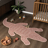 Wasbaar kindervloerkleed - Raf Croco Roze  - thumbnail