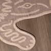 Wasbaar kindervloerkleed - Raf Croco Bruin  - thumbnail 4