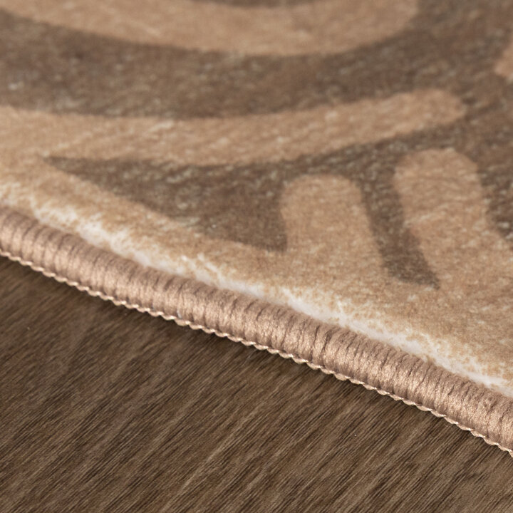 Wasbaar kindervloerkleed - Raf Tijger Taupe  - 5