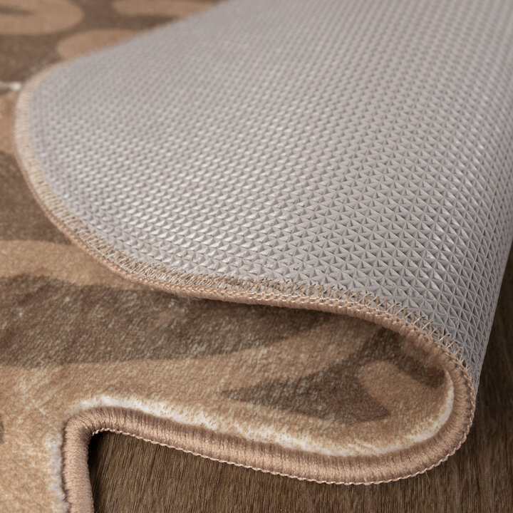 Wasbaar kindervloerkleed - Raf Tijger Taupe  - 6