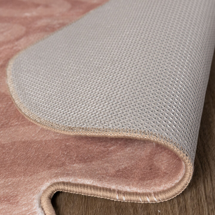 Wasbaar kindervloerkleed - Raf Tijger Roze  - 6