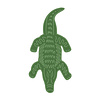 Wasbaar kindervloerkleed - Raf Croco Groen - thumbnail 1