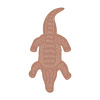 Wasbaar kindervloerkleed - Raf Croco Roze  - thumbnail 1