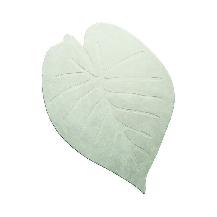 Wasbaar kindervloerkleed - Coco Blad Groen - 1