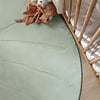 Wasbaar kindervloerkleed - Coco Blad Groen - thumbnail 2
