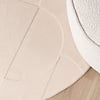 Rond Scandinavisch vloerkleed - Charm Circles Beige - thumbnail 2