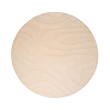 Rond Scandinavisch vloerkleed - Charm Shapes Beige - thumbnail 1