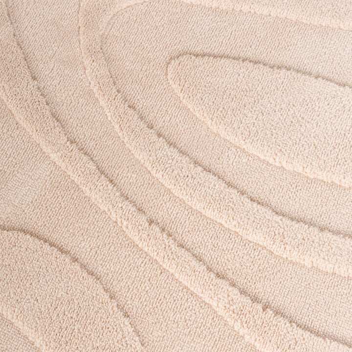 Rond Scandinavisch vloerkleed - Charm Shapes Beige - 3