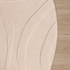 Rond Scandinavisch vloerkleed - Charm Shapes Beige - thumbnail 4