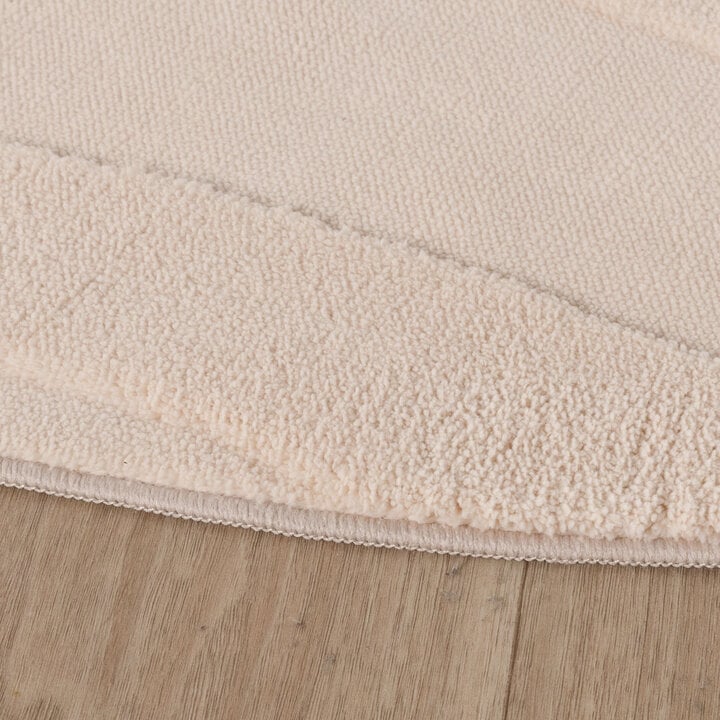 Rond Scandinavisch vloerkleed - Charm Shapes Beige - 5