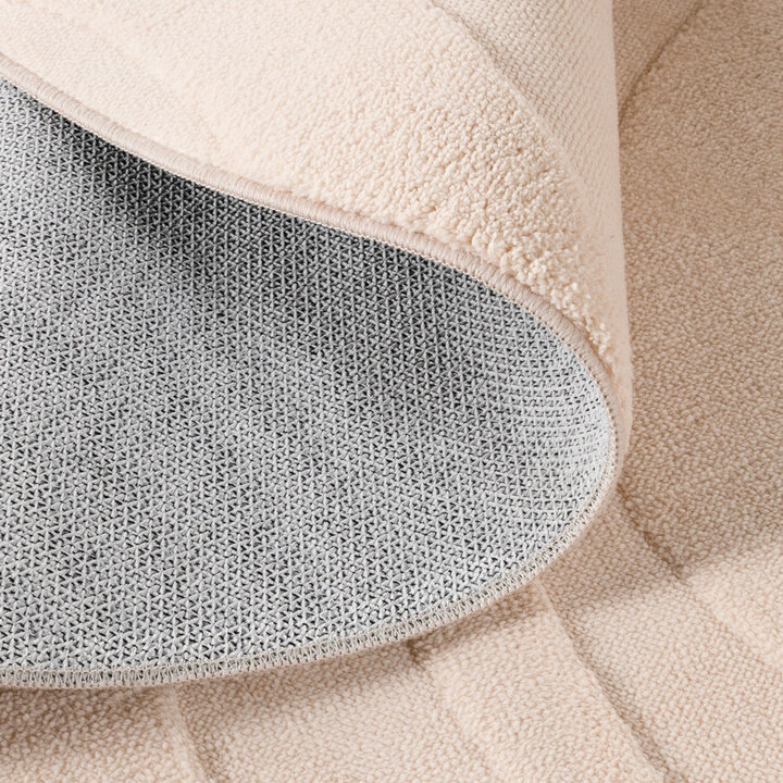 Rond Scandinavisch vloerkleed - Charm Shapes Beige - 6