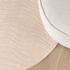 Rond Scandinavisch vloerkleed - Charm Waves Beige - thumbnail 2
