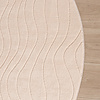 Rond Scandinavisch vloerkleed - Charm Waves Beige - thumbnail 4