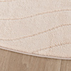 Rond Scandinavisch vloerkleed - Charm Waves Beige - thumbnail 5
