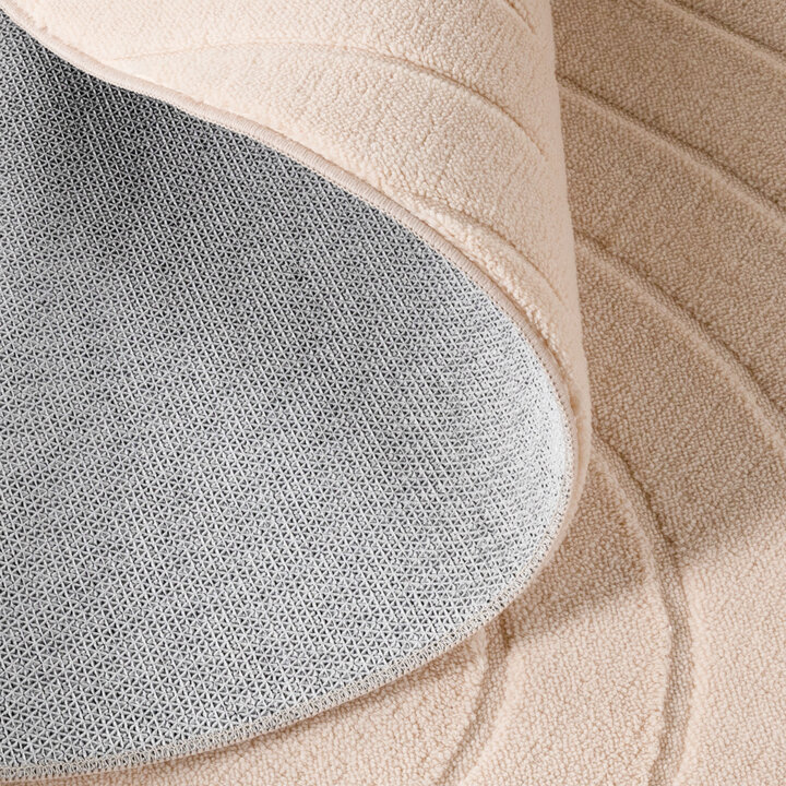 Rond Scandinavisch vloerkleed - Charm Arches Beige - 5