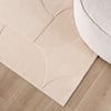 Scandinavisch vloerkleed - Charm Circles Beige - thumbnail 2
