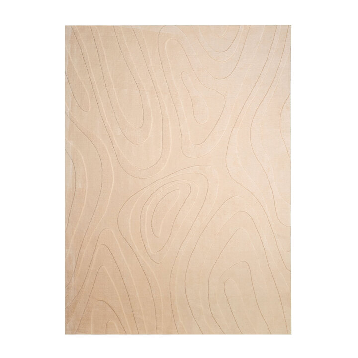 Scandinavisch vloerkleed - Charm Shapes Beige - 1