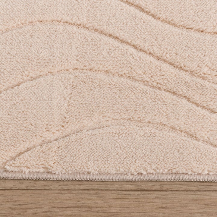 Scandinavisch vloerkleed - Charm Waves Beige - 5