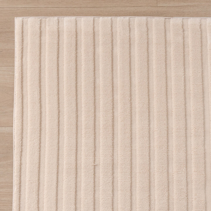 Scandinavisch vloerkleed - Charm Curves Beige - 4