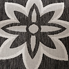Rond buitenkleed - Isla Medaillon Zwart/Wit - thumbnail 3