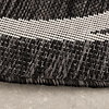 Rond buitenkleed - Isla Medaillon Zwart/Wit - thumbnail 5
