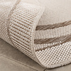 Rond buitenkleed - Isla Medaillon Wit/Beige - thumbnail 6