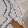 Rond buitenkleed - Isla Medaillon Wit/Blauw - thumbnail 2