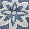 Rond buitenkleed - Isla Medaillon Blauw/Wit - thumbnail 3