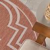 Buitenkleed - Isla Medaillon Roze/Wit - thumbnail 2