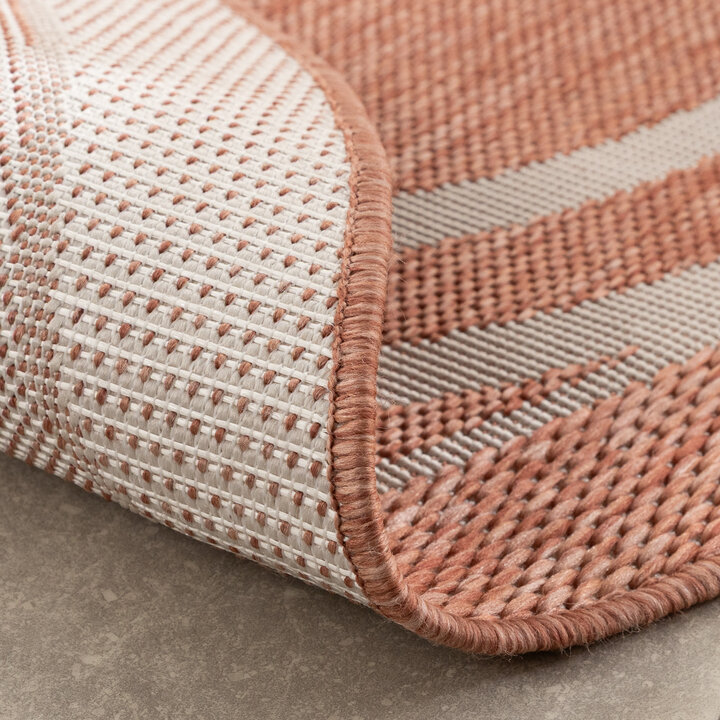 Buitenkleed - Isla Medaillon Roze/Wit - 6