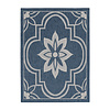 Buitenkleed - Isla Medaillon Blauw/Wit - thumbnail 1