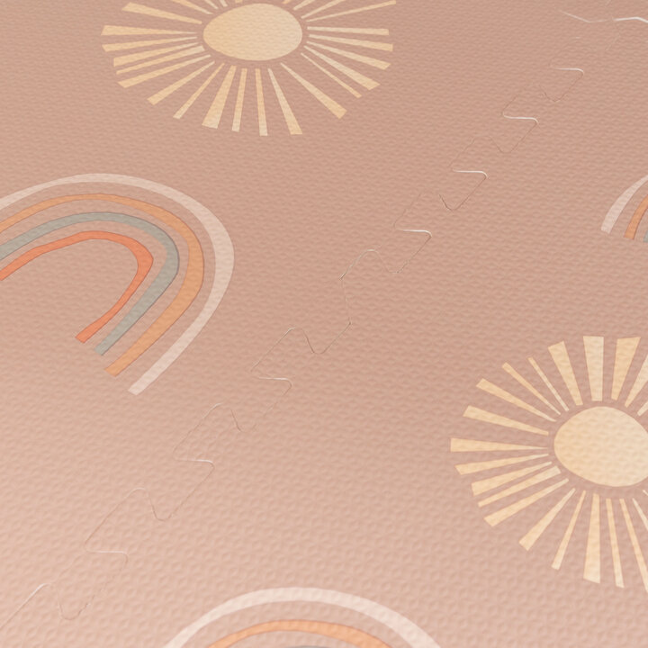 Foam puzzelmat - Alfie Sun Roze - 3