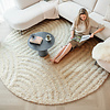 Rond Scandinavisch vloerkleed - Lova Arches Beige  - thumbnail