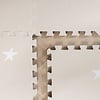 Foam puzzelmat - Alfie Stars Grijs/Beige - thumbnail 4