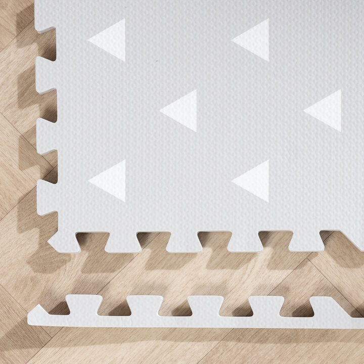 Foam puzzelmat - Alfie Geo Lichtgrijs - 5