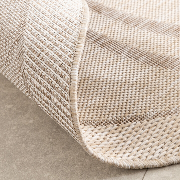 Rond buitenkleed - Isla Medaillon Beige - 6