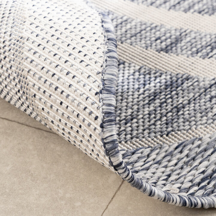 Rond buitenkleed - Isla Medaillon Lichtblauw/Wit - 6