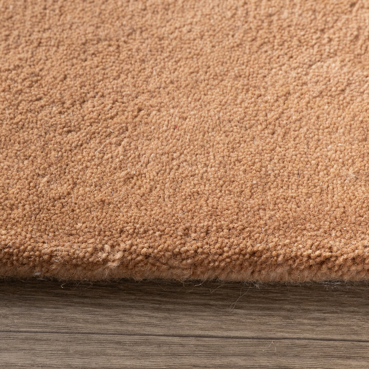 Wollen abstract vloerkleed - Jules Creme/Terra - 5