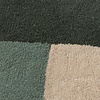Wollen abstract vloerkleed - Jules Creme/Groen - thumbnail 3
