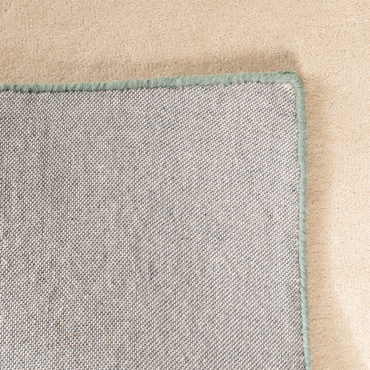 Wollen abstract vloerkleed - Jules Creme/Groen - 6