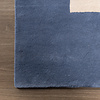 Wollen abstract vloerkleed - Jules Creme/Blauw - thumbnail 4